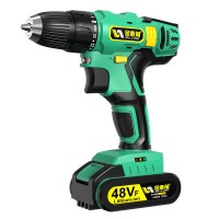 48VF cordless drill Charging screwdriver  Lithium-Ion Battery Power Tools 2-Speed Rechargeable Mini Multi-function Drill